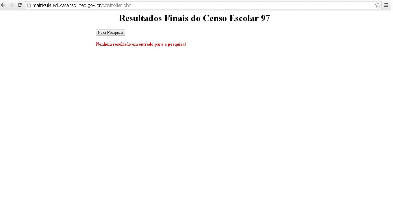 Nome do prefeito eleito não aparece em nenhuma lista de registro de alunos.